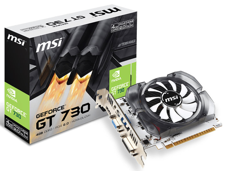 Видеокарта MSI GeForce GT 730 4GB DDR3 V2