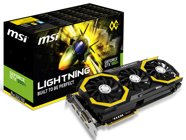 Видеокарта MSI GeForce GTX 980 Ti Lightning