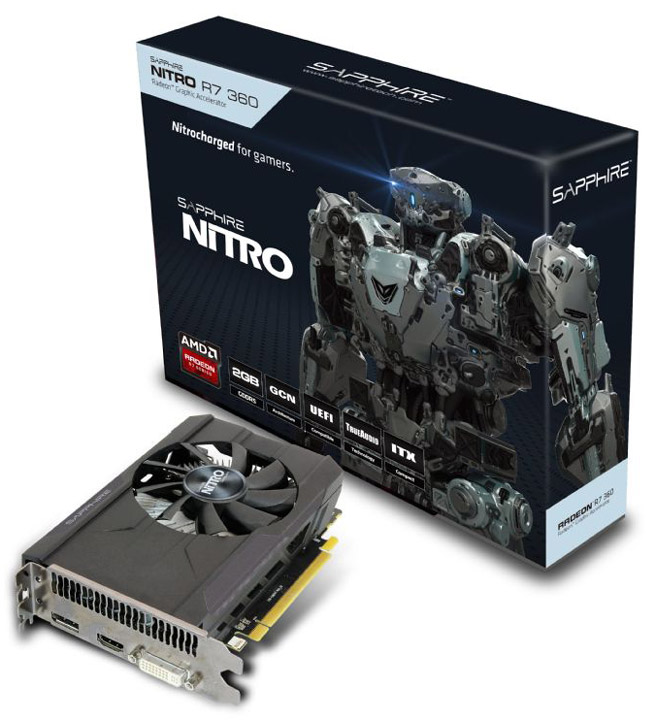 Видеокарта Sapphire Radeon R7 360 Nitro Видеокарта Sapphire Radeon R7 360 Nitro