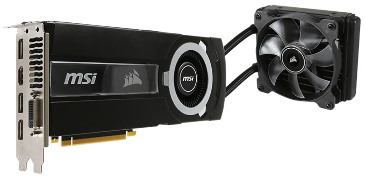 Видеокарта MSI GeForce GTX 980 Ti Sea Hawk
