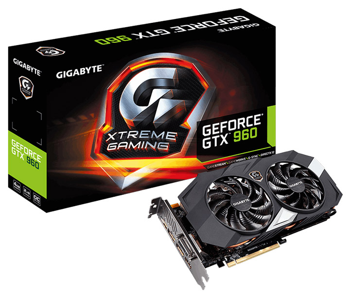Видеокарта Gigabyte GeForce GTX 960 Extreme C