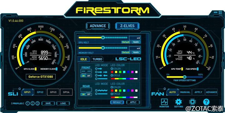 Zotac GTX 1080 PGF FireStorm