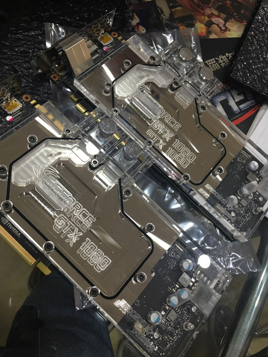 Colorful GeForce GTX 1080 FE с водоблоком Bykski