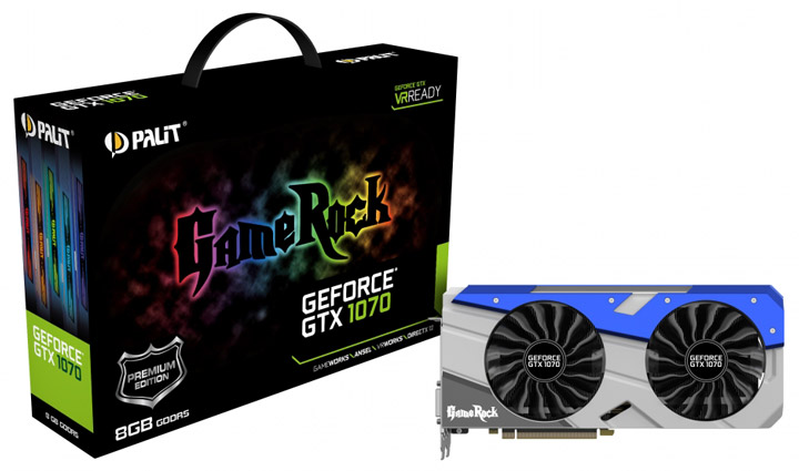 Palit GeForce GTX 1070 GameRock Premium Edition