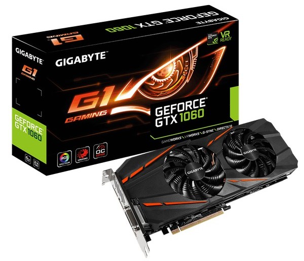 Gigabyte GeForce GTX 1060 G1 Gaming 6G