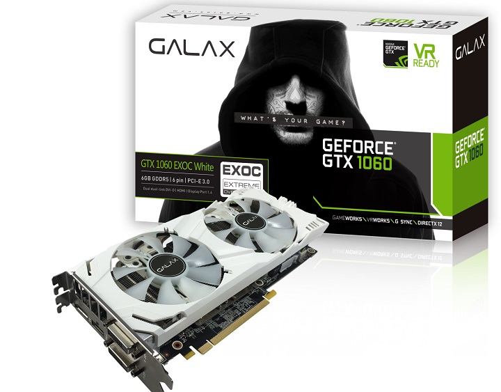 Galax GTX 1060 EXOC White