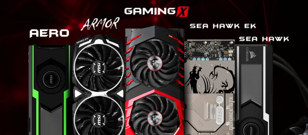 MSI готовит сразу пять моделей видеокарт GeForce GTX 1080 Ti