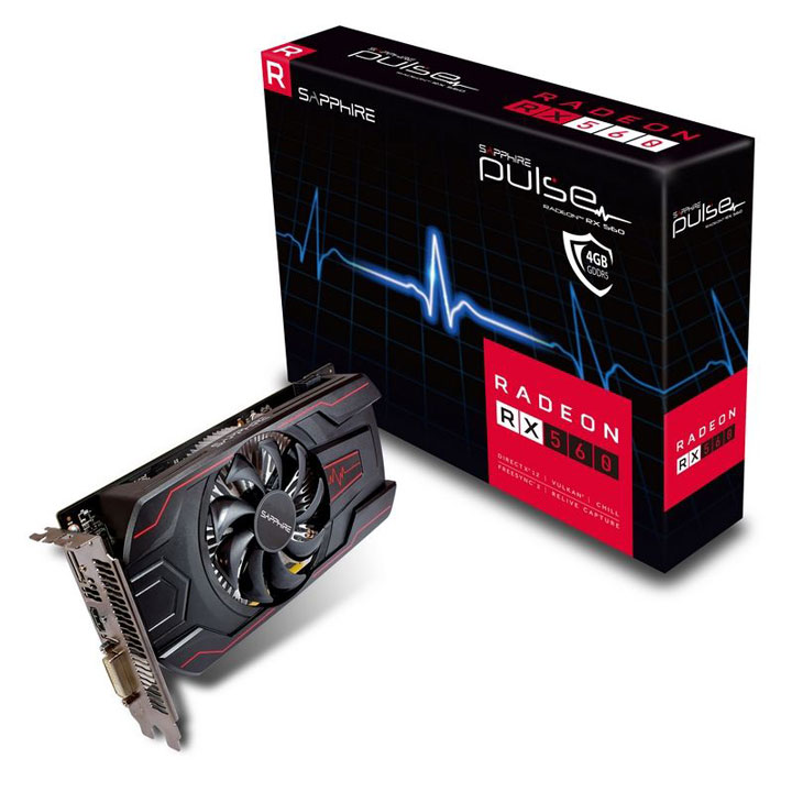 Видеокарта Sapphire Radeon RX 560 Pulse