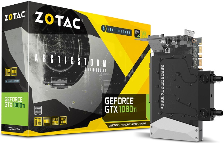Видеокарта Zotac GeForce GTX 1080 Ti ArcticStorm Mini