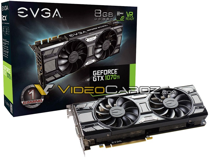 Видеокарта EVGA GeForce GTX 1070 Ti