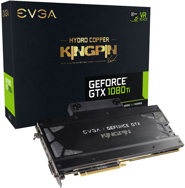 EVGA GeForce GTX 1080 Ti K|ngp|n Hydro Copper