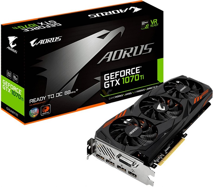 Gigabyte GeForce GTX 1070 Ti Aorus