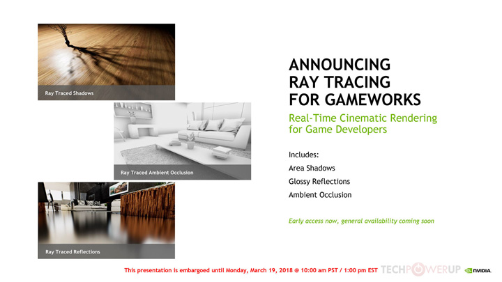 технология Nvidia RTX Ray Tracing