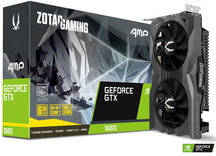 Zotac Gaming GeForce GTX 1660 AMP