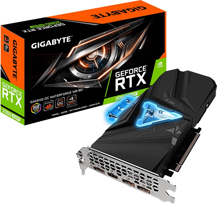 Gigabyte GeForce RTX 2080 Super Gaming OC WaterForce WB
