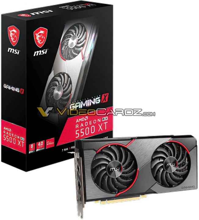 MSI Radeon RX 5500 XT Gaming X