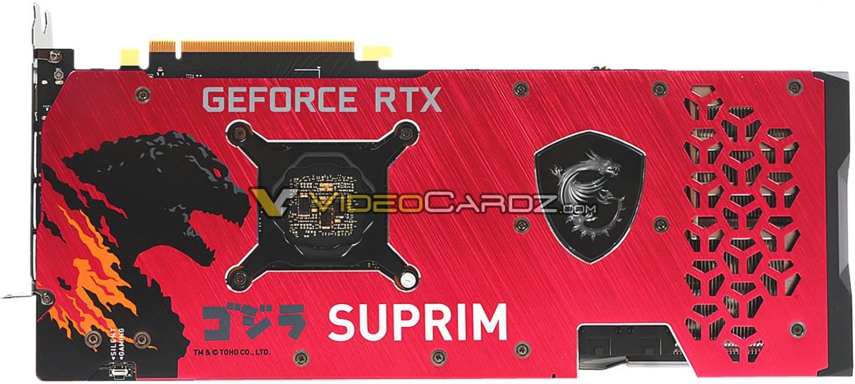 MSI GeForce RTX 3070 Suprim SE x Godzilla