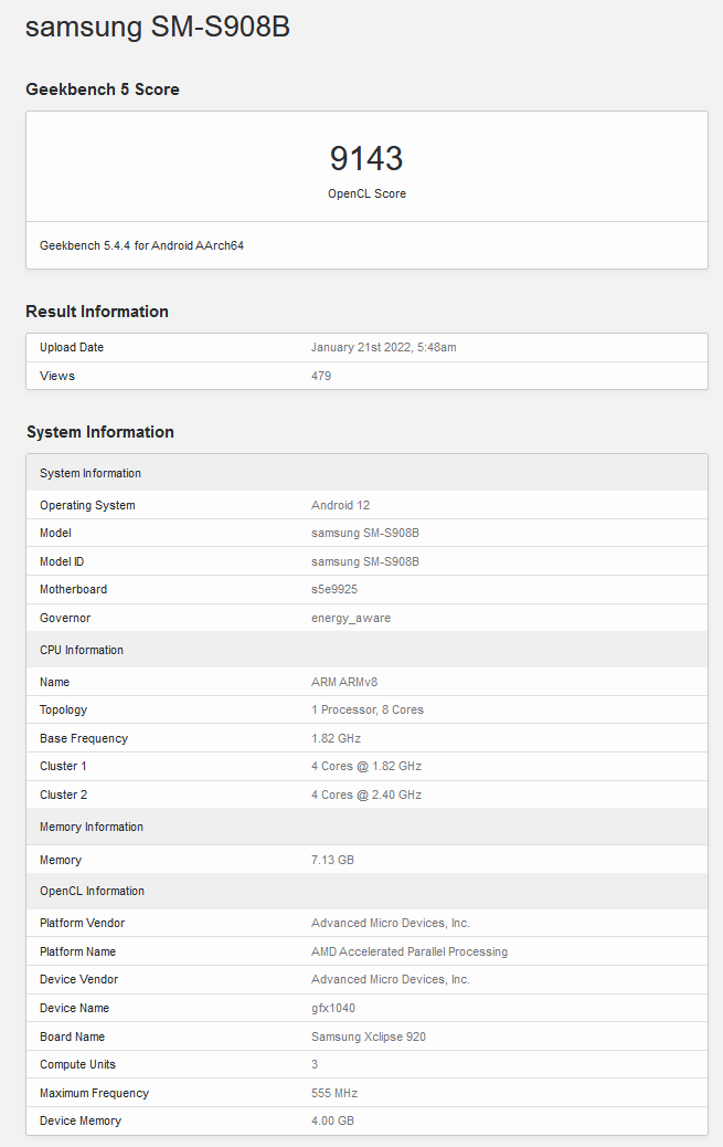 exynos 2200