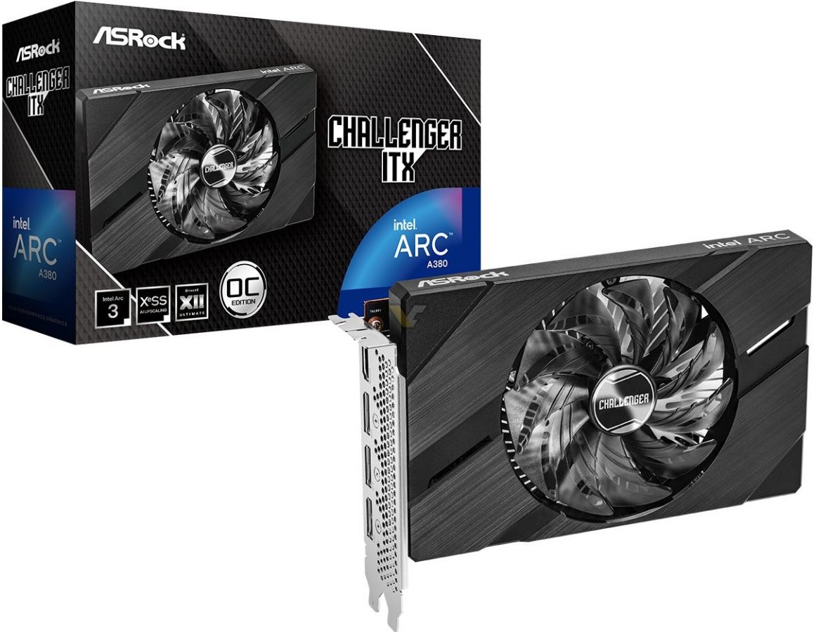 ASRock Arc A380 Challenger ITX OC