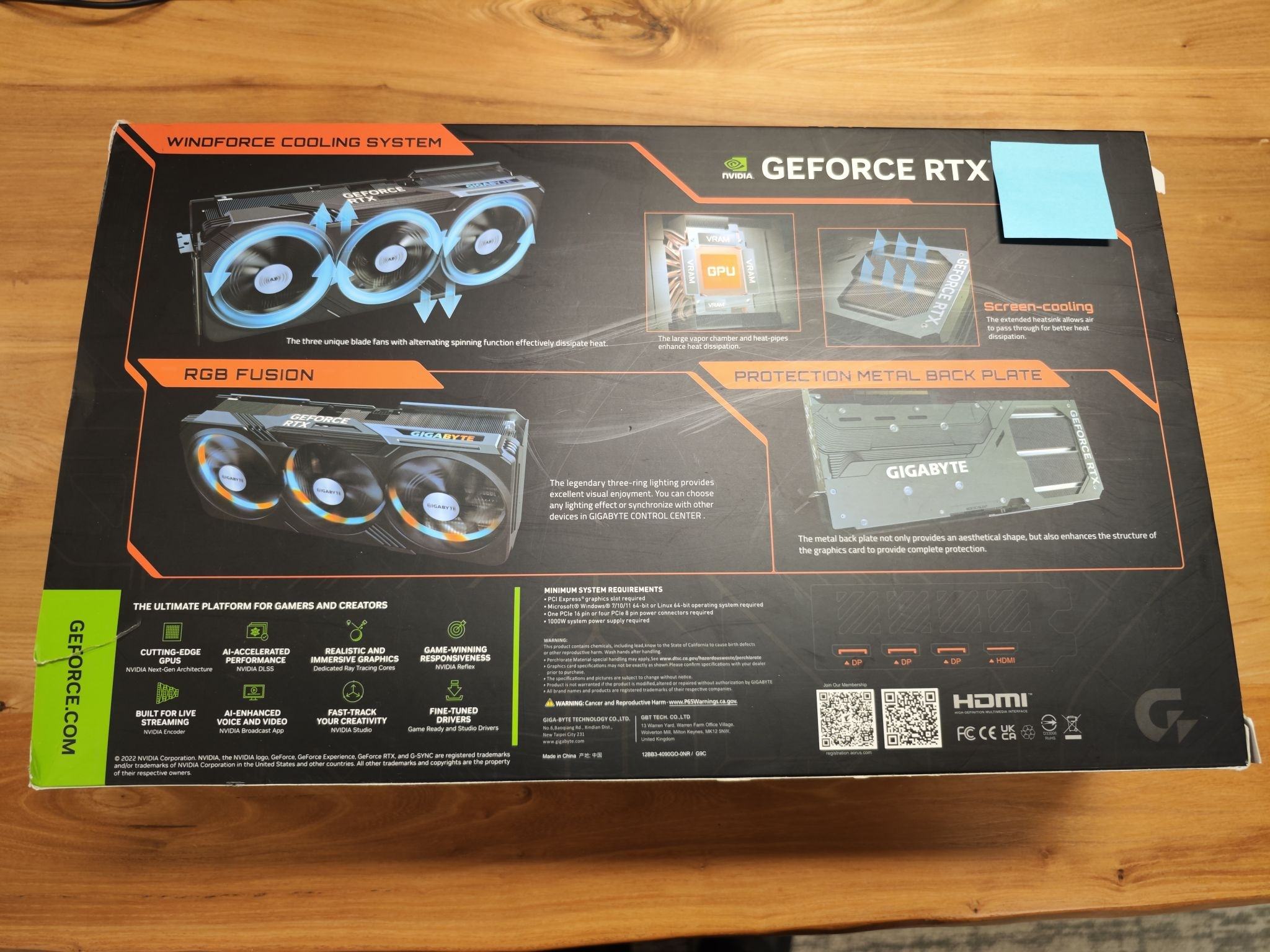 Gigabyte GeForce RTX 4090 Gaming OС