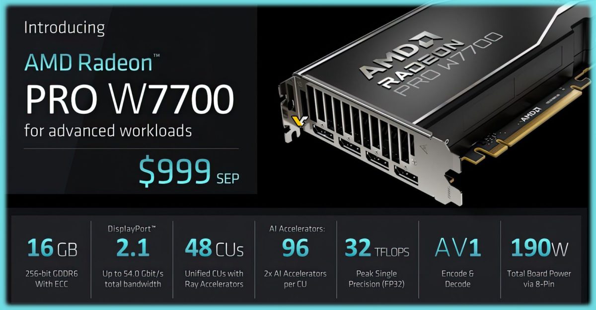 AMD Radeon Pro W7700