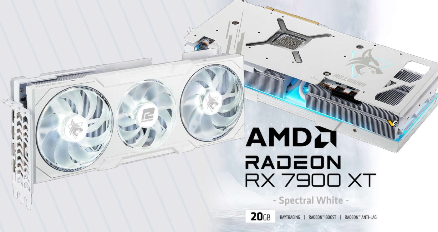 PowerColor выпускает белую версию Radeon RX 7900 XT Hellhound