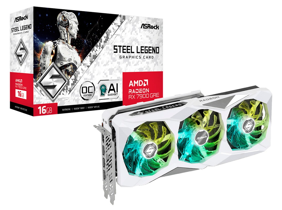 ASRock предлагает свои версии Radeon RX 7900 GRE