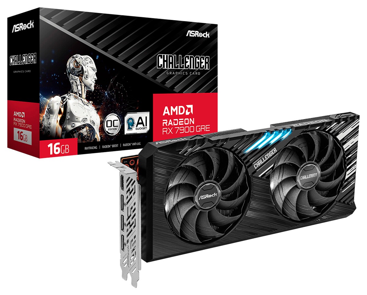 ASRock предлагает свои версии Radeon RX 7900 GRE