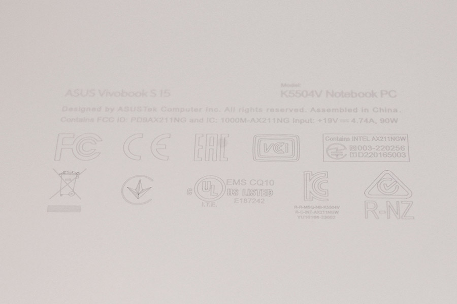 ASUS Vivobook S 15 OLED (K5504)