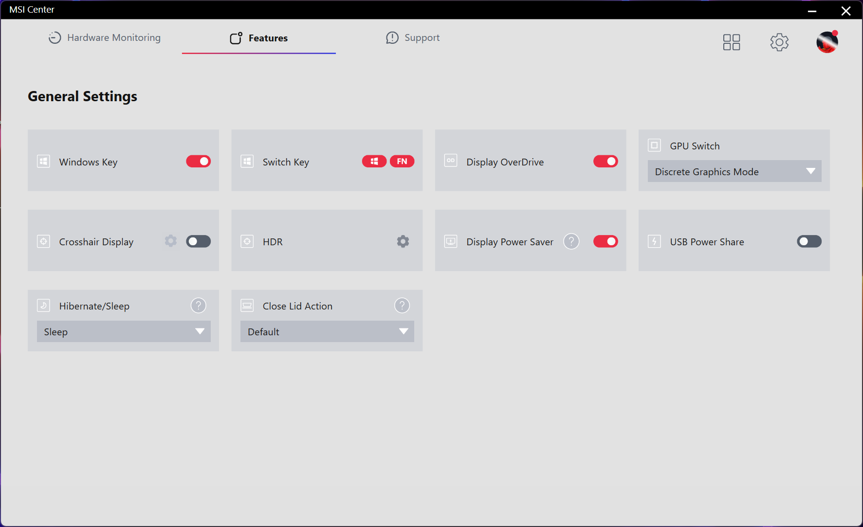 MSI Vector GP77 13VG