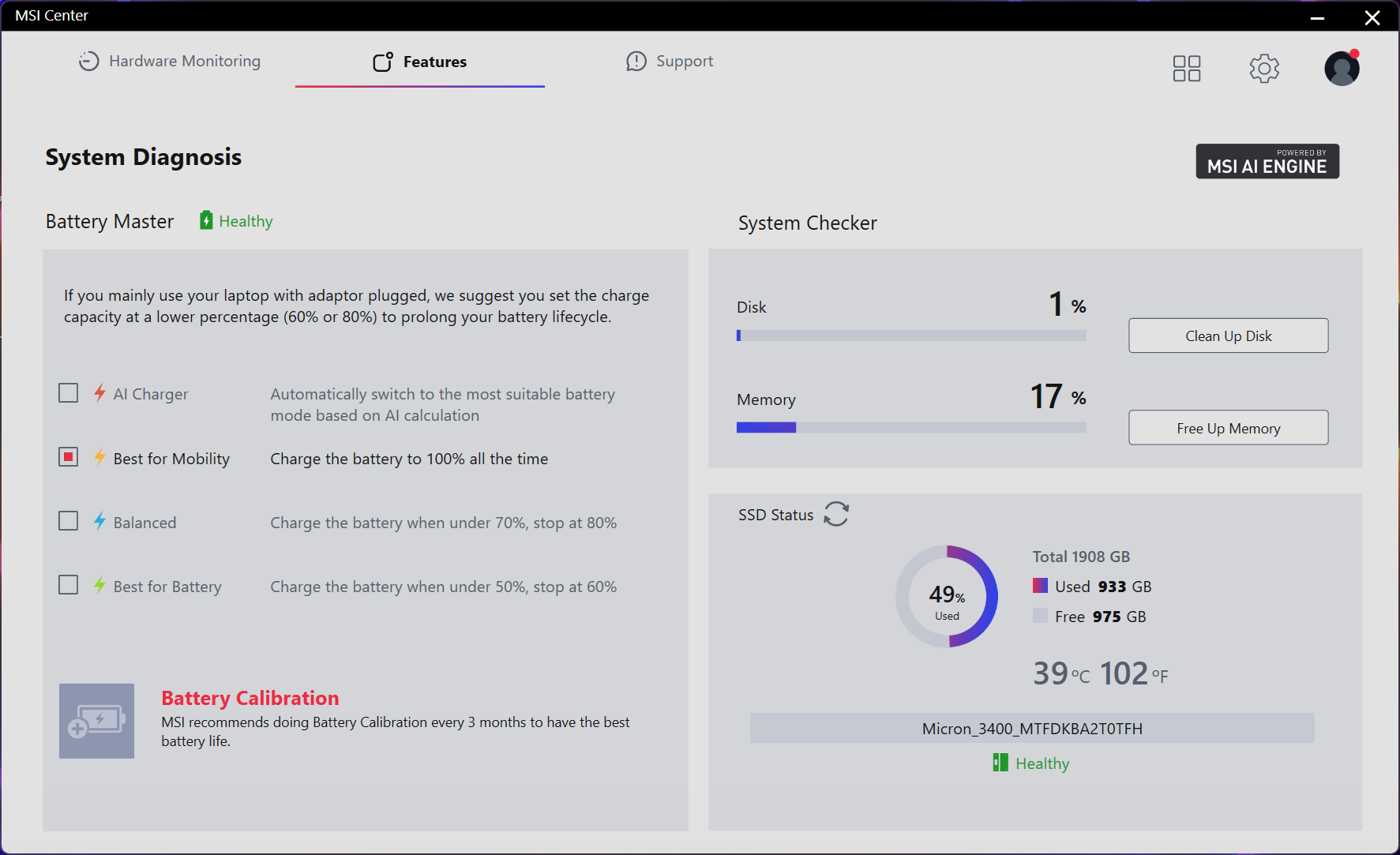 MSI Vector GP77 13VG