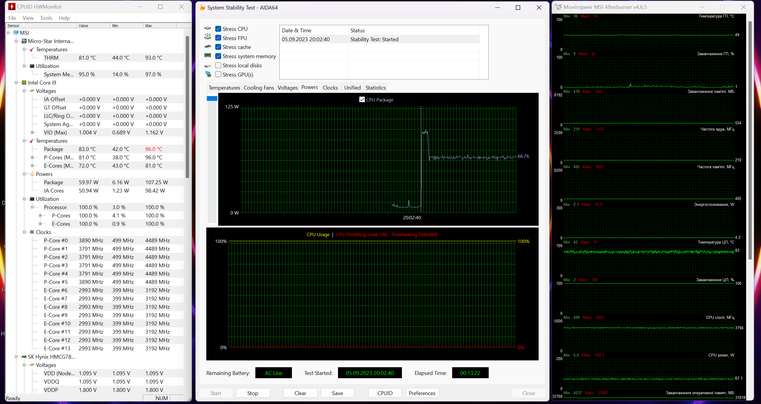 MSI Vector GP77 13VG