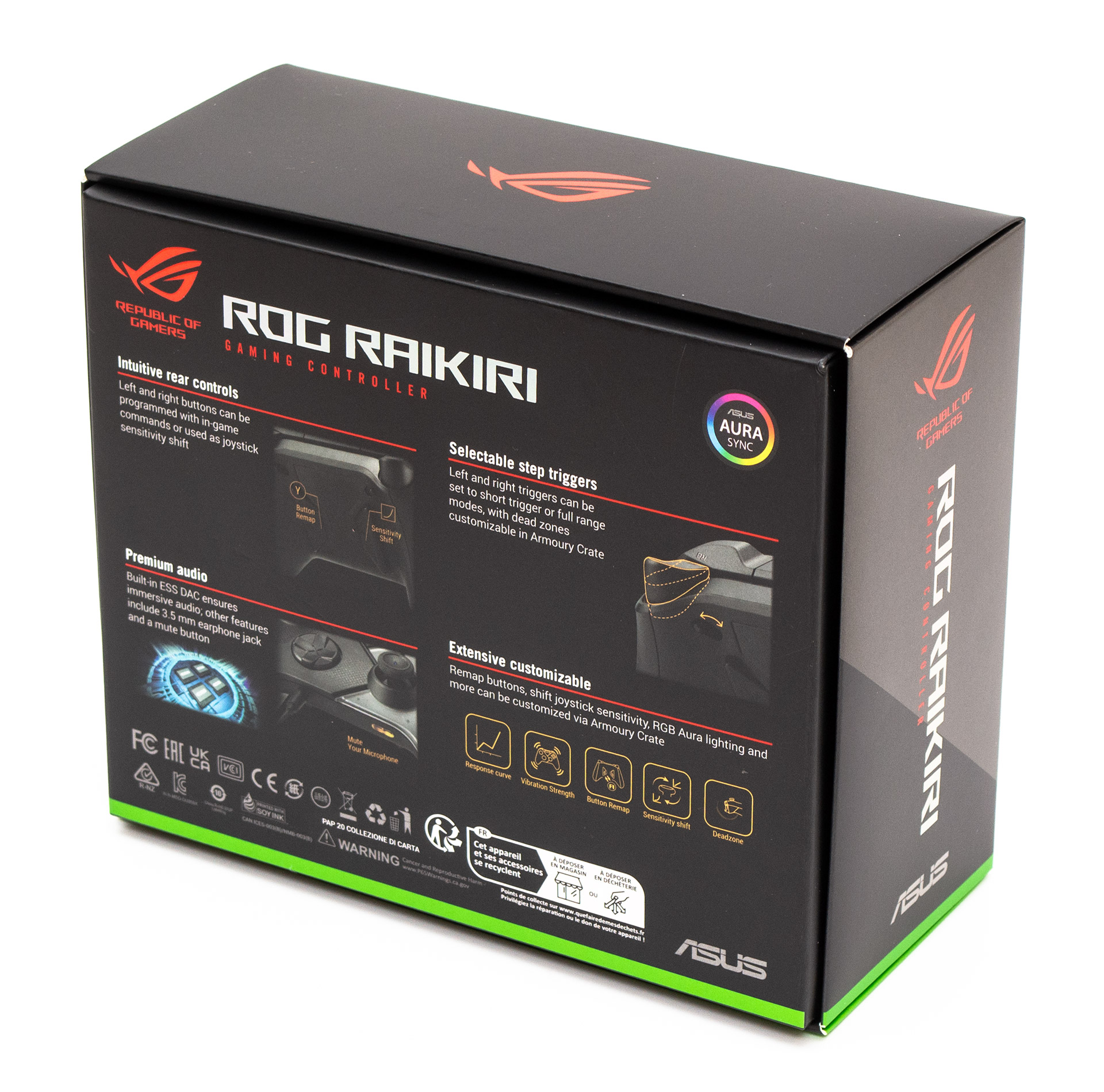 Обзор геймпада ASUS ROG Raikiri