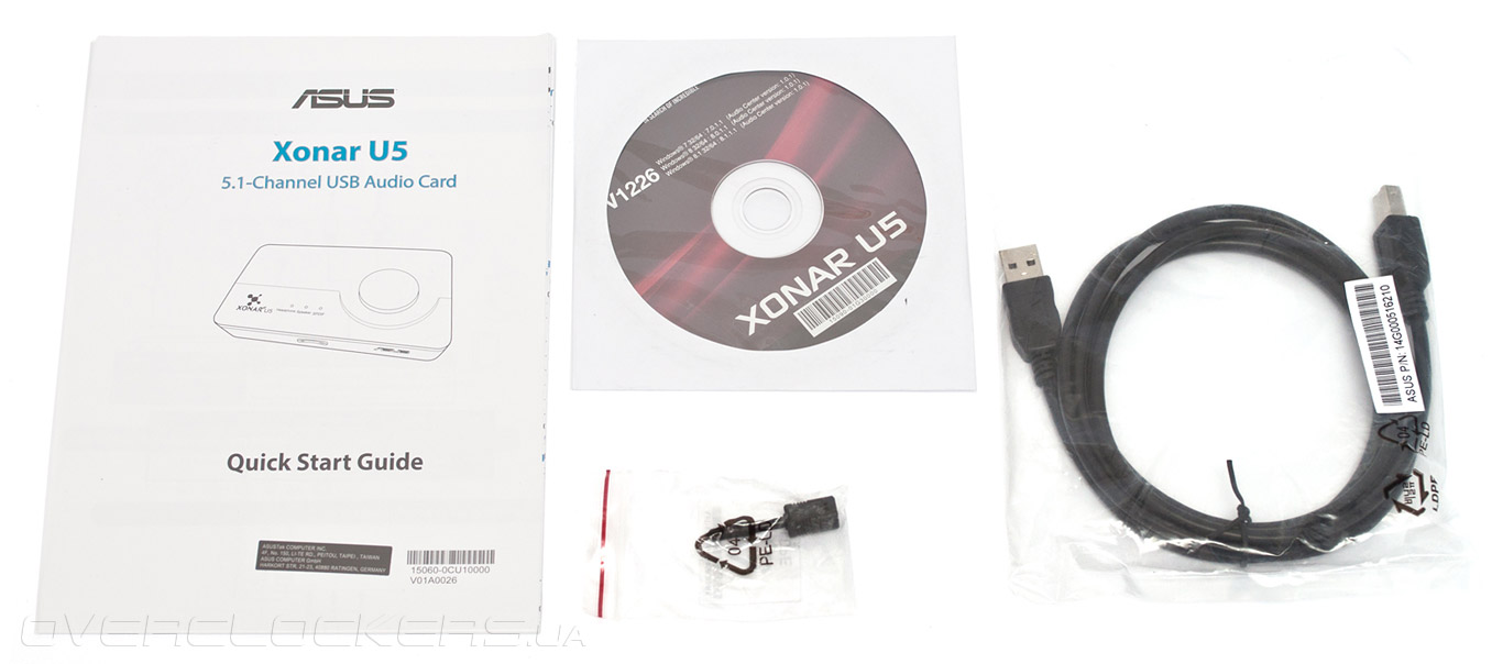 Asus звуковая карта asus xonar u5