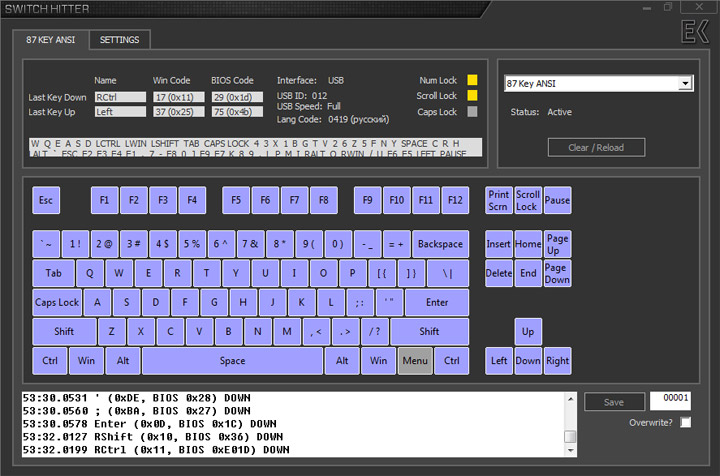 Ducky Channel One 2 Backlit TKL