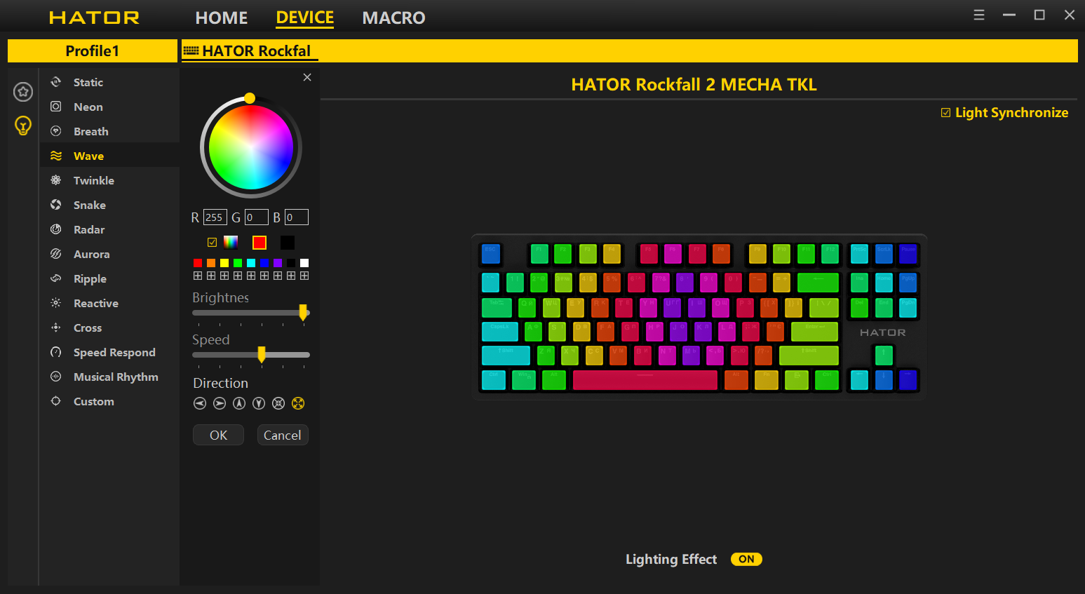 HATOR Rockfall 2 TKL Mecha Authentic Edition