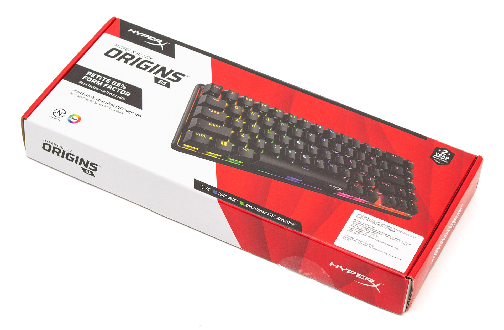 Обзор игровой механической клавиатуры HyperX Alloy Origins 65