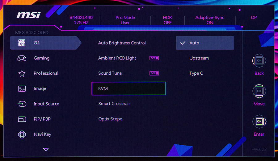 MSI MEG 342C QD-OLED