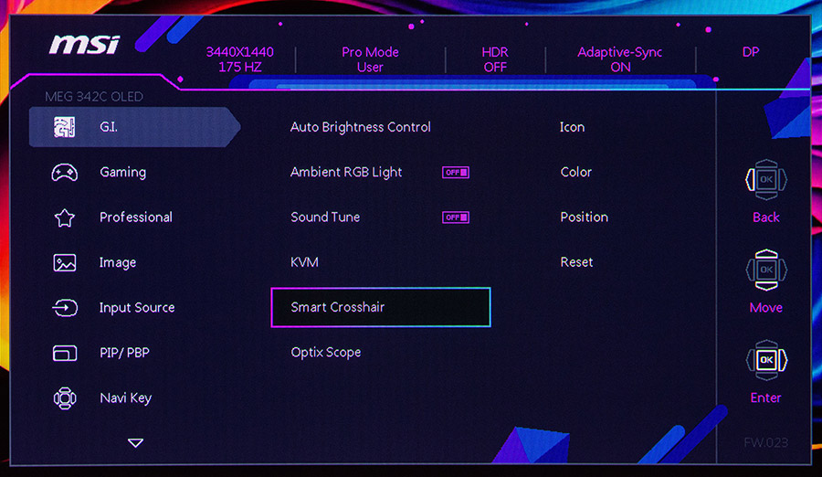 MSI MEG 342C QD-OLED