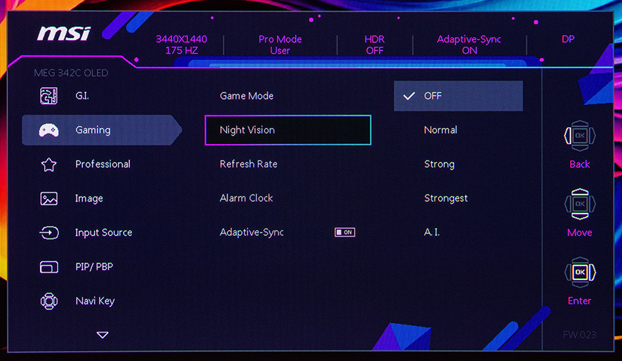 MSI MEG 342C QD-OLED