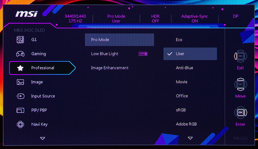 MSI MEG 342C QD-OLED