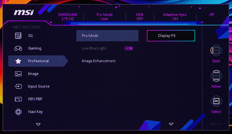 MSI MEG 342C QD-OLED