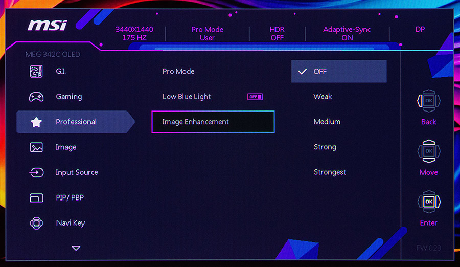 MSI MEG 342C QD-OLED