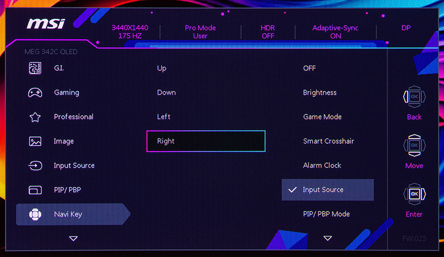 MSI MEG 342C QD-OLED