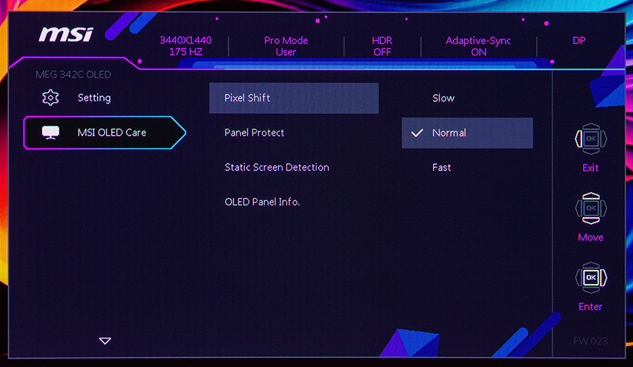 MSI MEG 342C QD-OLED