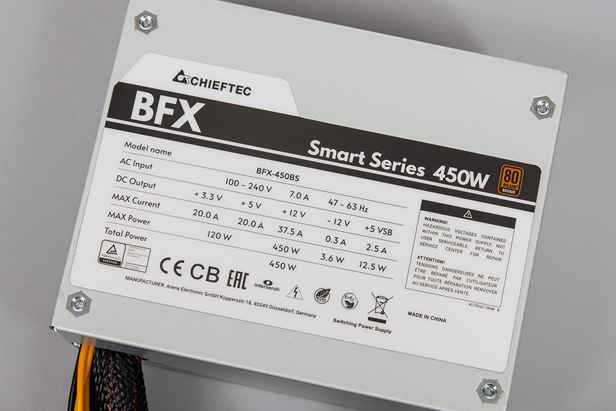 Chieftec Smart BFX-450BS