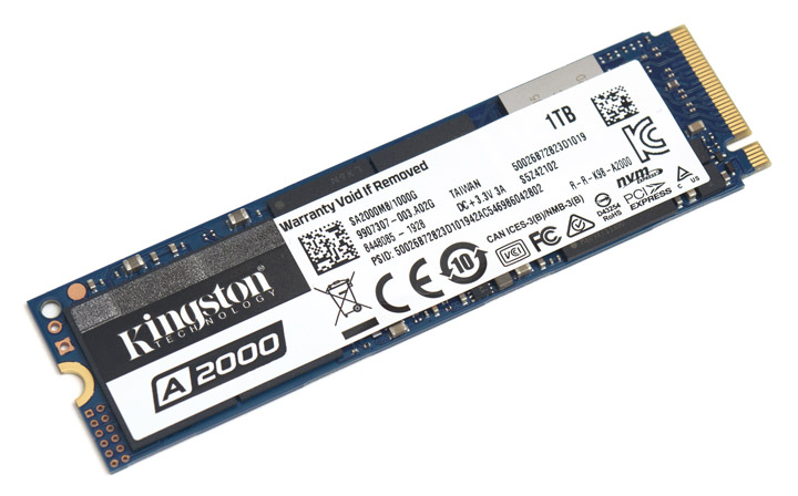 Kingston SSD A2000 NVMe PCIe SSD 1000GB