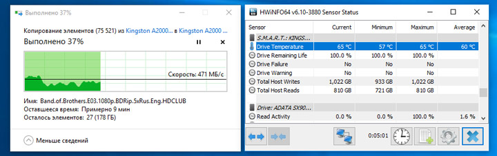 Kingston SSD A2000 NVMe PCIe SSD 1000GB