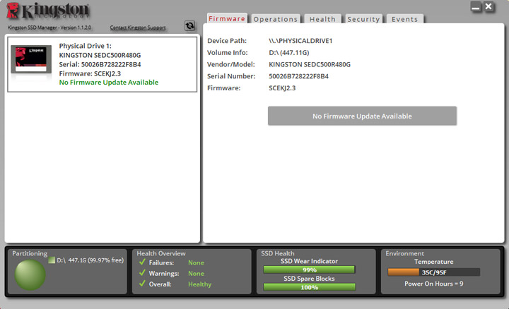 Kingston DC500R 480GB