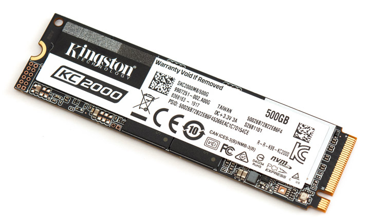 Kingston KC2000 NVMe PCIe 500GB